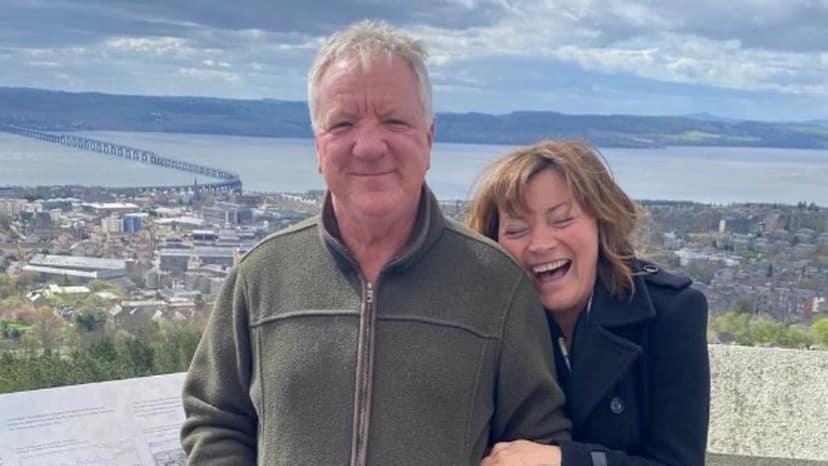 Lorraine Kelly's 'ninja' move to win husband