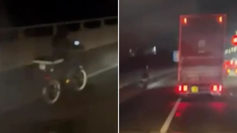 E-Scooter Chaos: Driver on M6 Caught in Slow Lane