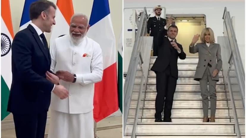 Macron's India visit: Bollywood beats surprise viewers
