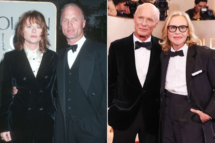 Amy Madigan & Ed Harris Twin in Tuxes: A 30-Year Style Echo