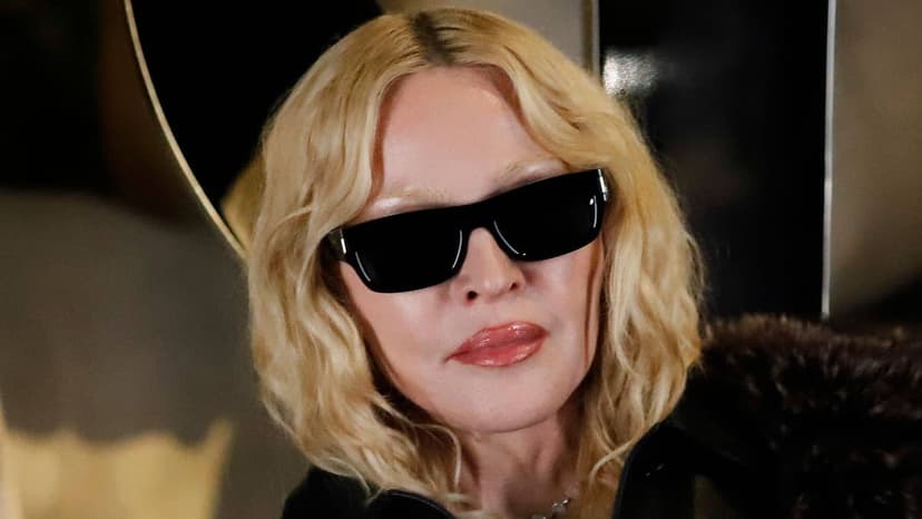 Madonna Teases Acting Comeback on TV Set