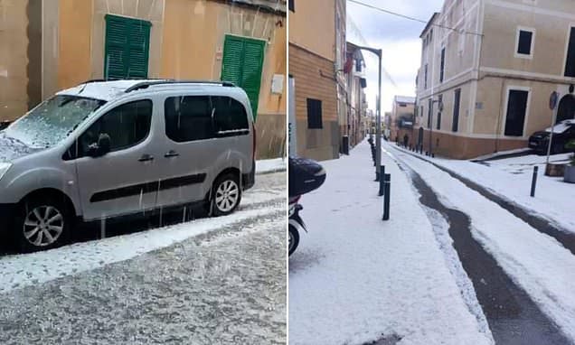 Mallorca Hit by 40ft Waves and Walnut-Sized Hail!