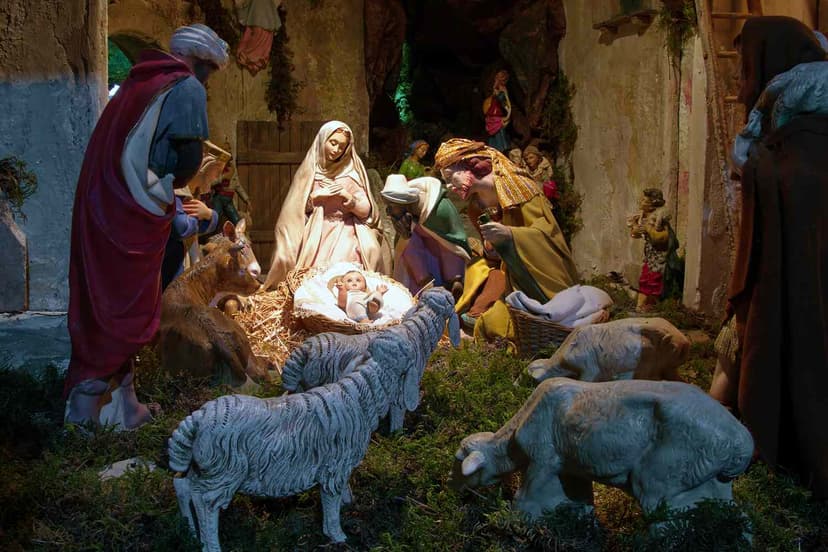 Fugitive Found Hiding in Nativity Scene