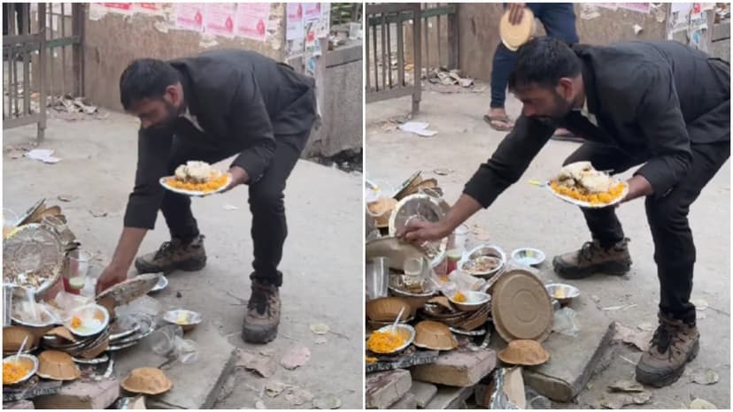 Man Rescues Food for Strays