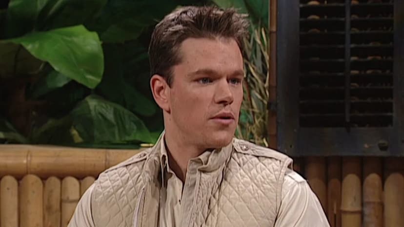 Matt Damon Hosted SNL for Upcoming Movie