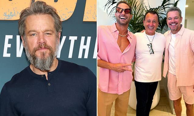 Matt Damon's Aussie Adventure: Lunch with DJ Fisher