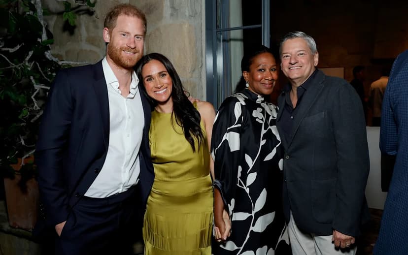 Meghan Markle parties with Netflix boss's wife post-split