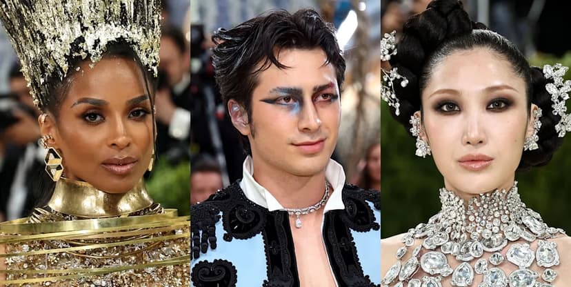 Met Gala's Wildest Beauty: Gems, Gold & Bleached Brows