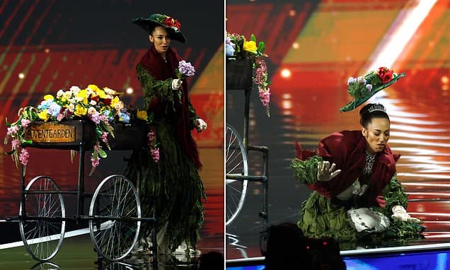 Miss GB's 'Fall' a Choreographed Triumph at Miss Universe