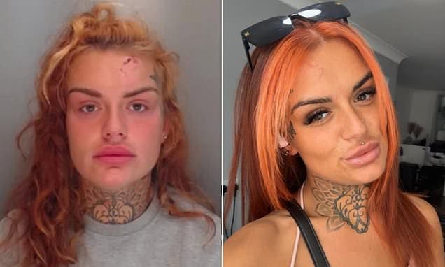 Jilted Lover's Bottle Attack Caught on Camera