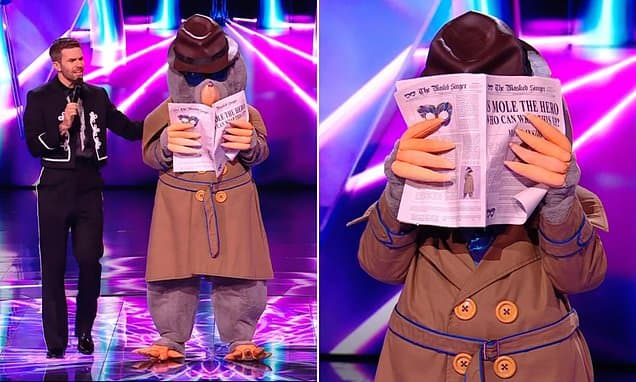 Olly Murs Revealed as Masked Singer's Mole!
