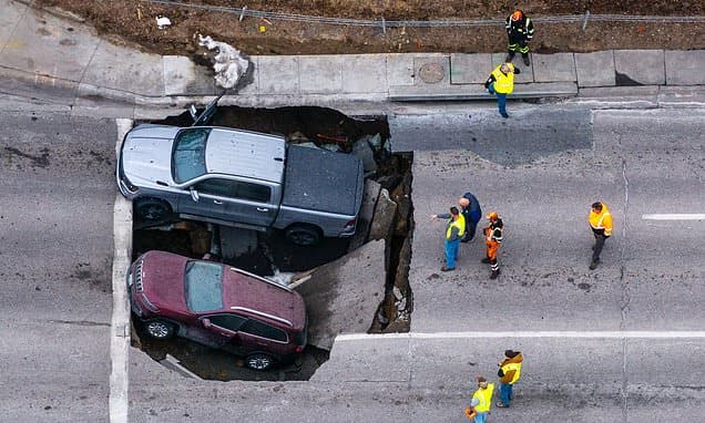 Omaha's Ground Opens: Sinkholes Swallow Roads