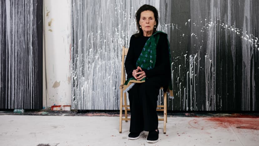 Gravity's Art: Pat Steir's Accidental Masterpieces