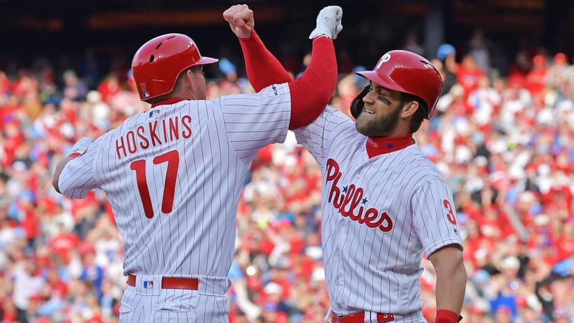 Harper Pushes Phillies to Re-sign Rhys Hoskins