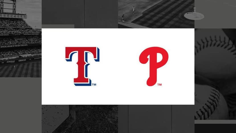 Phillies vs. Rangers: Rubber Match Showdown!