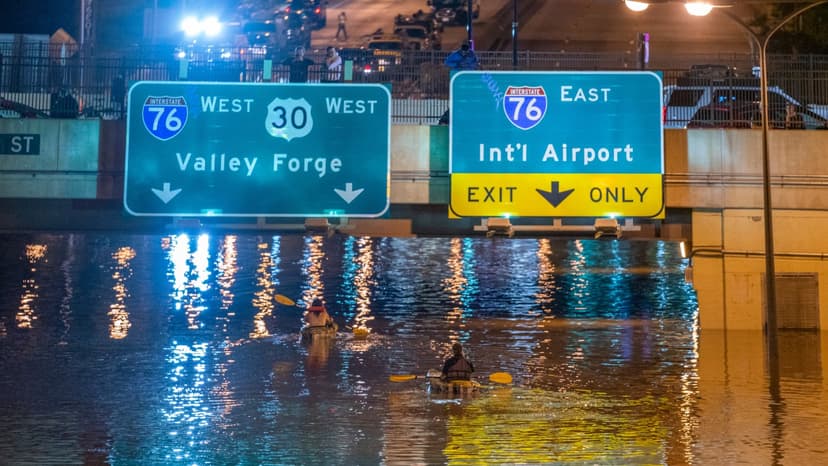 Dual Storms & 102°F Heat Index Hit Philadelphia