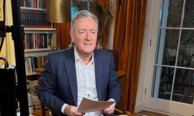 Piers Morgan Films Show From Home After Hip Surgery