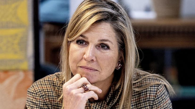 Queen Maxima's Bold Plaid Dress Steals the Show