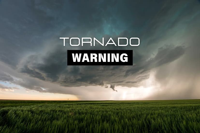Racine County Under Tornado Warning!