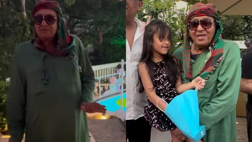 Veteran Actor Ranjeet's Surprise Dance With Granddaughter