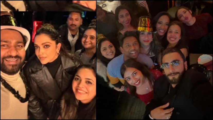 Ranveer & Deepika: NY New Year Bash!