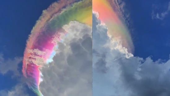 Indonesia Wows With Rare 'Rainbow Clouds'