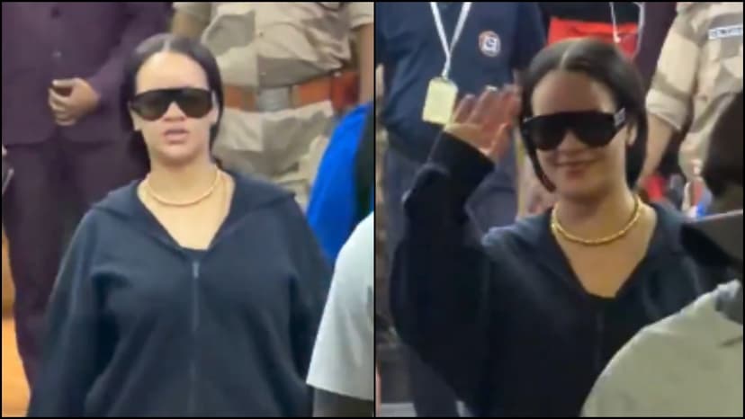 Rihanna Wows Mumbai with Surprise Airport Appearance