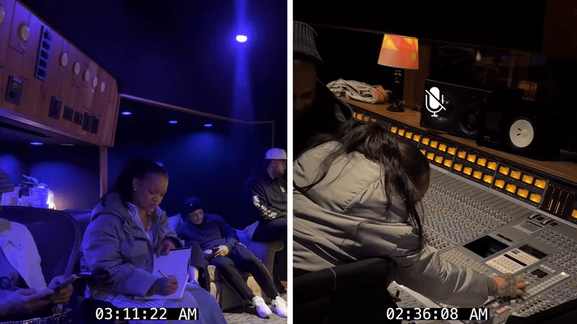Rihanna's Studio Grind: New Music Tease?