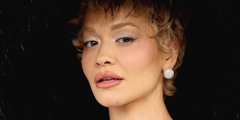 Rita Ora Stuns in Giant Feather Hat at Oscars Party