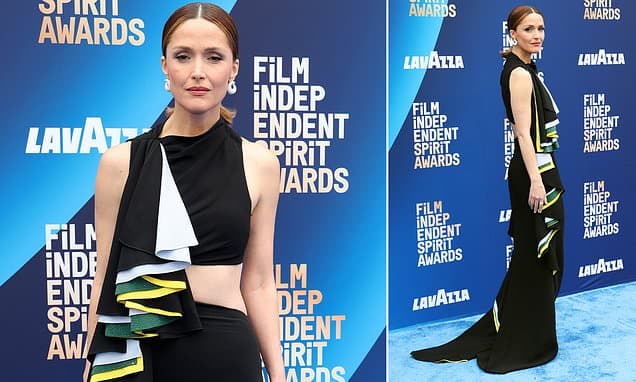 Rose Byrne Stuns in Cutout Gown at Film Independent Spirit Awards