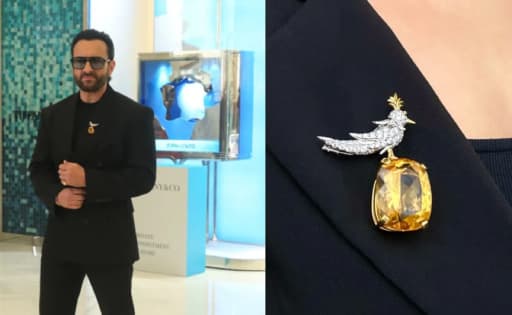 Saif Ali Khan's Rs 42 Lakh Diamond Brooch Steals Spotlight