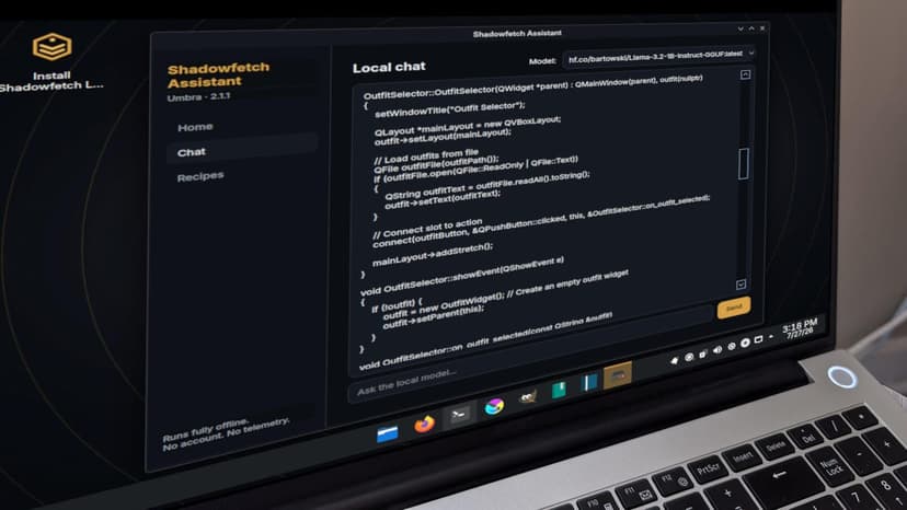 Shadowfetch: Your Local AI Linux Workstation