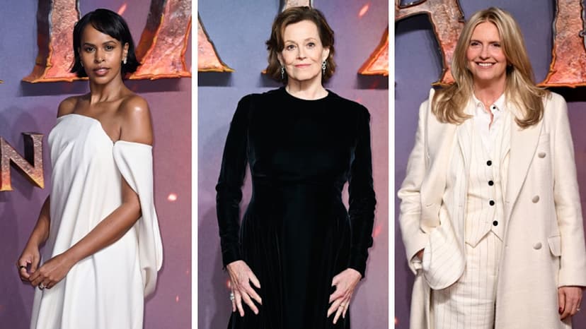 Sigourney Weaver Dazzles in Velvet Gown
