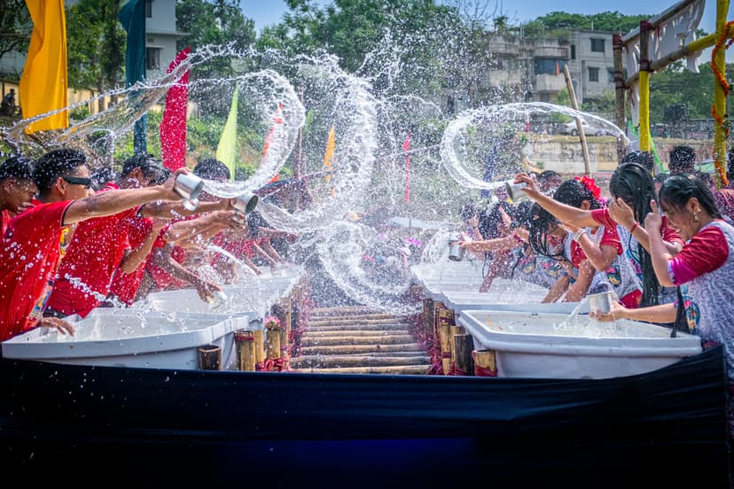 Thailand's Water War: Ancient New Year Rituals
