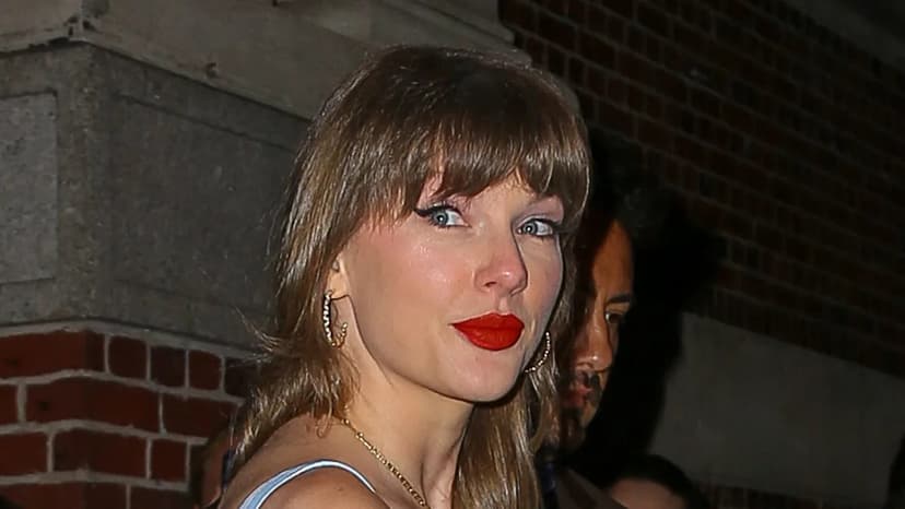 Taylor Swift Dazzles in Chic Staud Dress