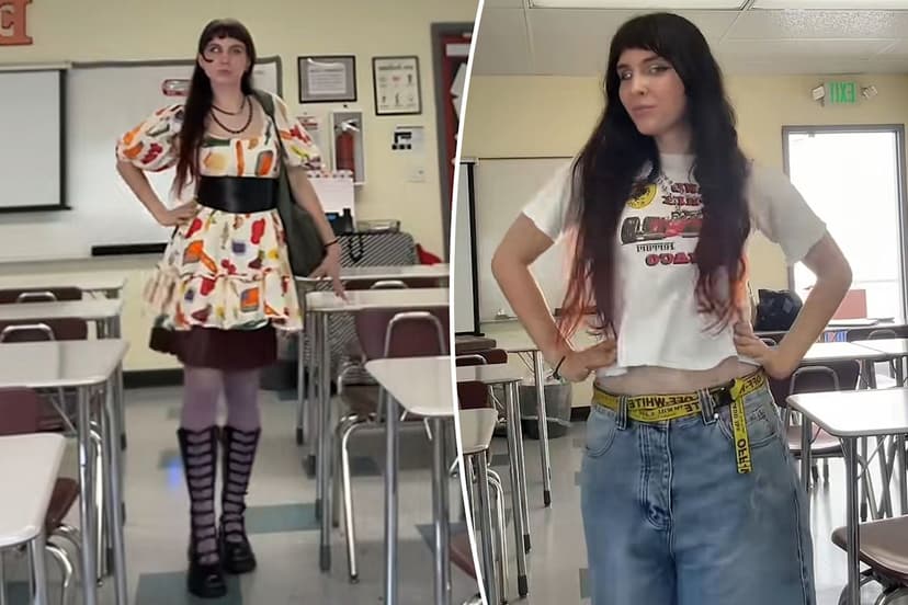 Teacher's Bold Outfits Spark Online Firestorm