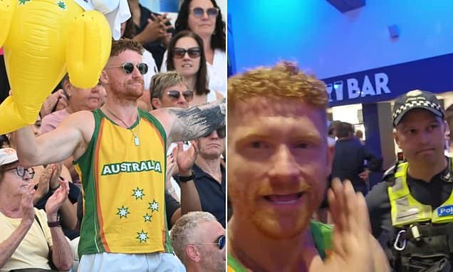 Tennis Fan Ejected for Being 'Too Rowdy'