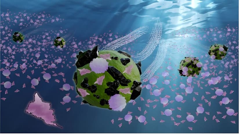 Tiny Robots Hunt Nanoplastics in Water
