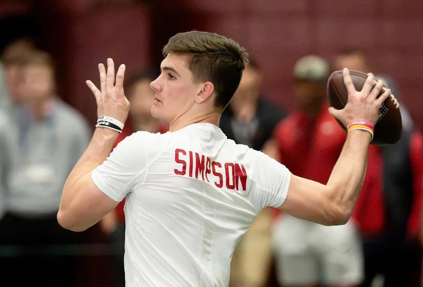 Alabama QB Ty Simpson Lights Up Pro Day, Draft Stock Soars