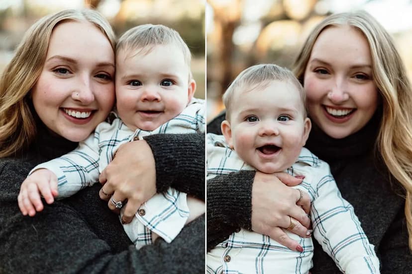 Baby's Kiss Melts Mom's Heart in Viral Video