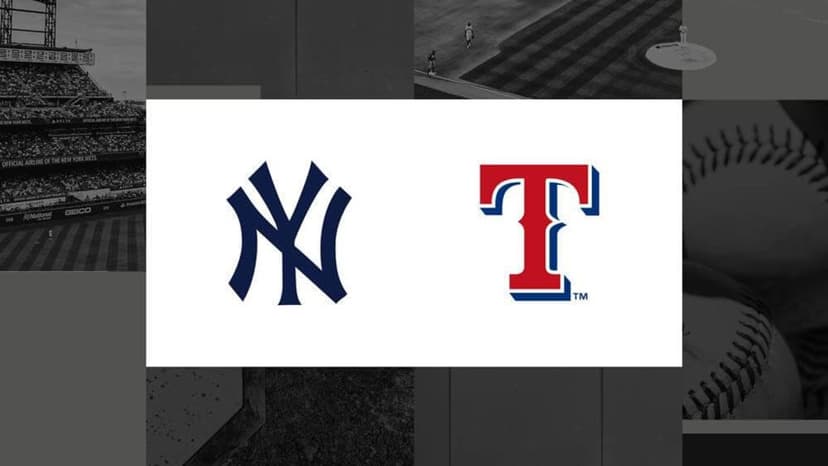 Yankees Aim for Sweep vs. Rangers