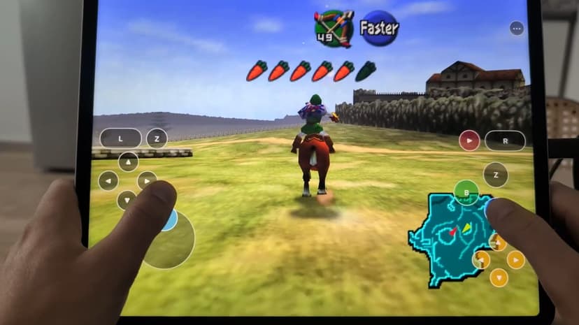 Zelda Ocarina of Time Runs Natively on iPad