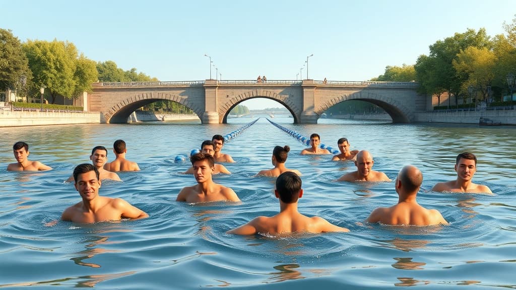 Paris Transforms Seine into Swimmable Oasis Amid Climate Crisis