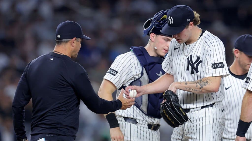 Yankees Rookie Sensation Cam Schlittler Stumbles Against Blue Jays