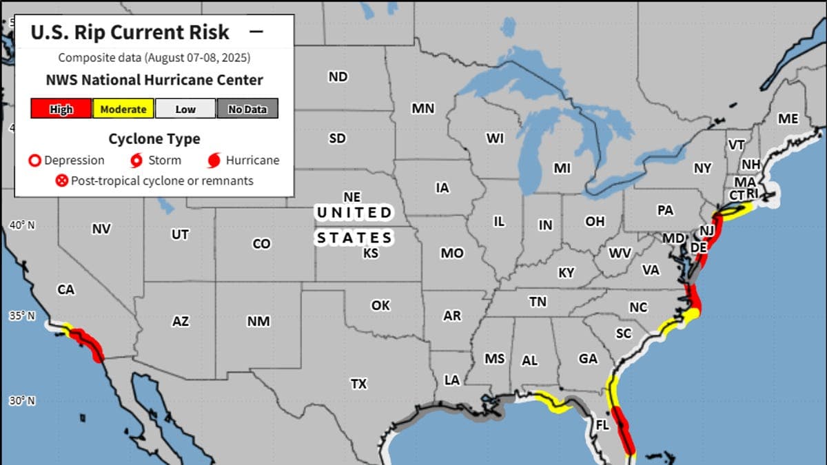 Offshore Storms Bring Dangerous Surf Conditions to East Coast