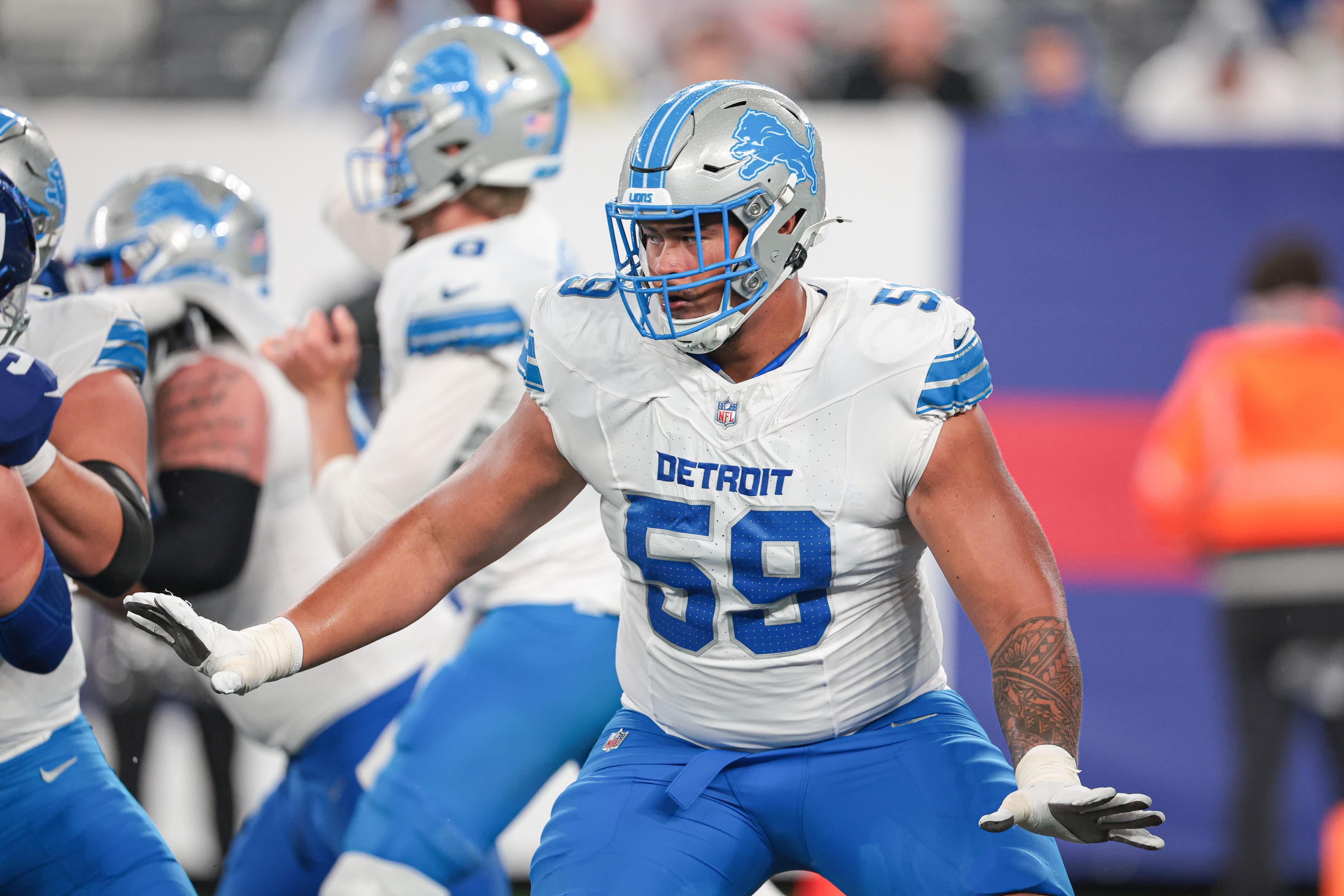 Rookie Manu Poised for Lions Debut as Injuries Deplete Offensive Line