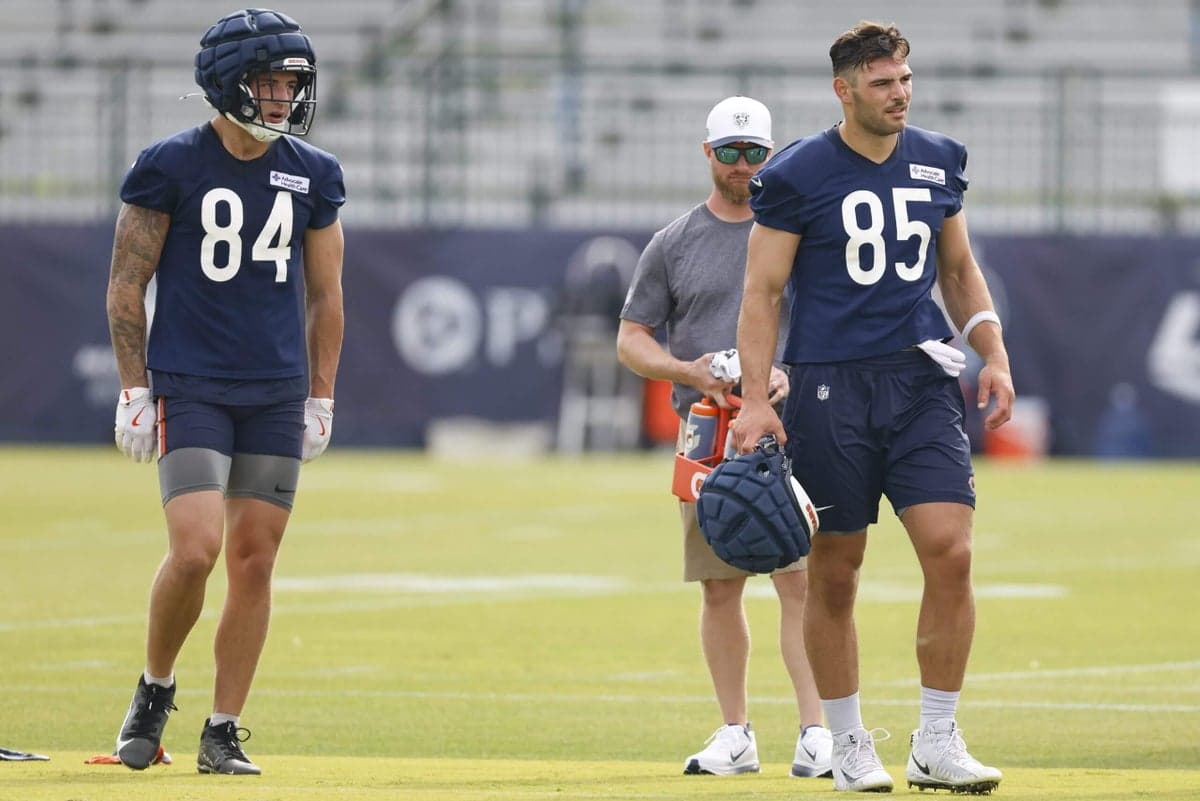 Rookie Tight End Impresses as Bears Offense Finds Rhythm in Practice
