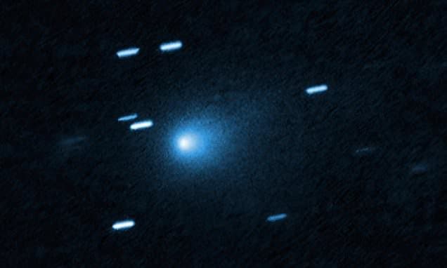 Hubble Captures Stunning Image of Interstellar Comet Hurtling Through Solar System