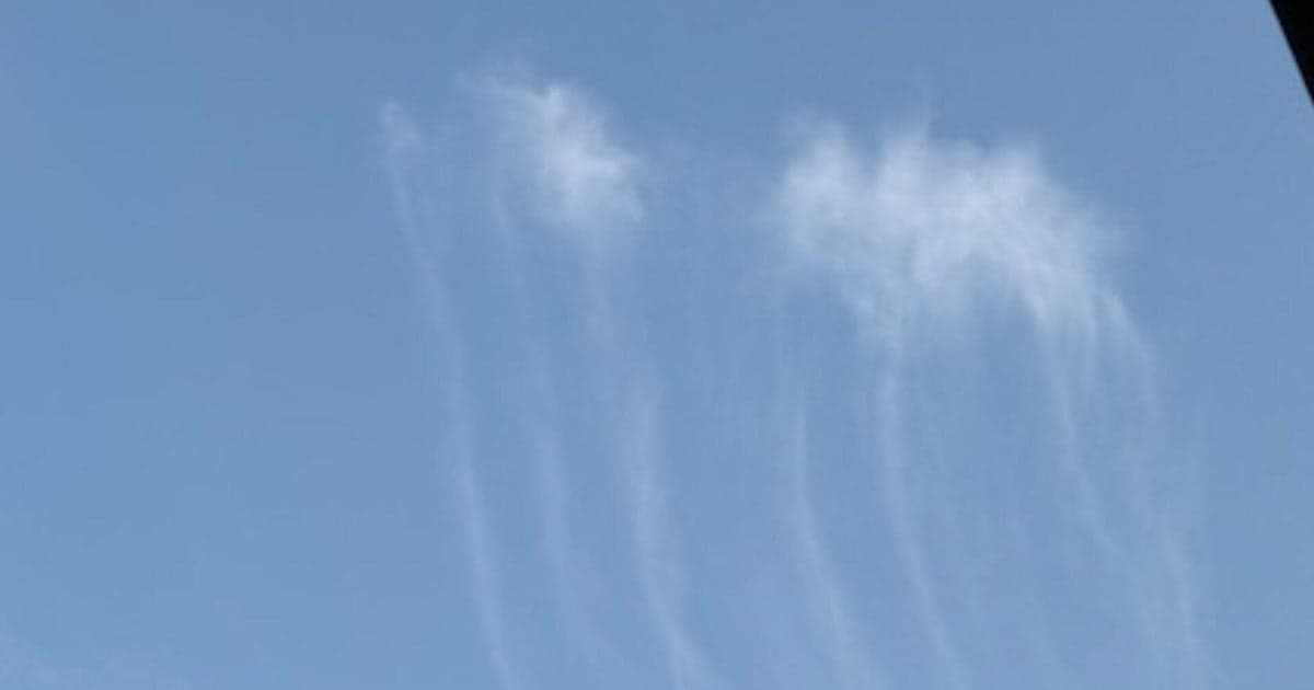 Wispy Cirrus Clouds Forecast Incoming Weather Fronts