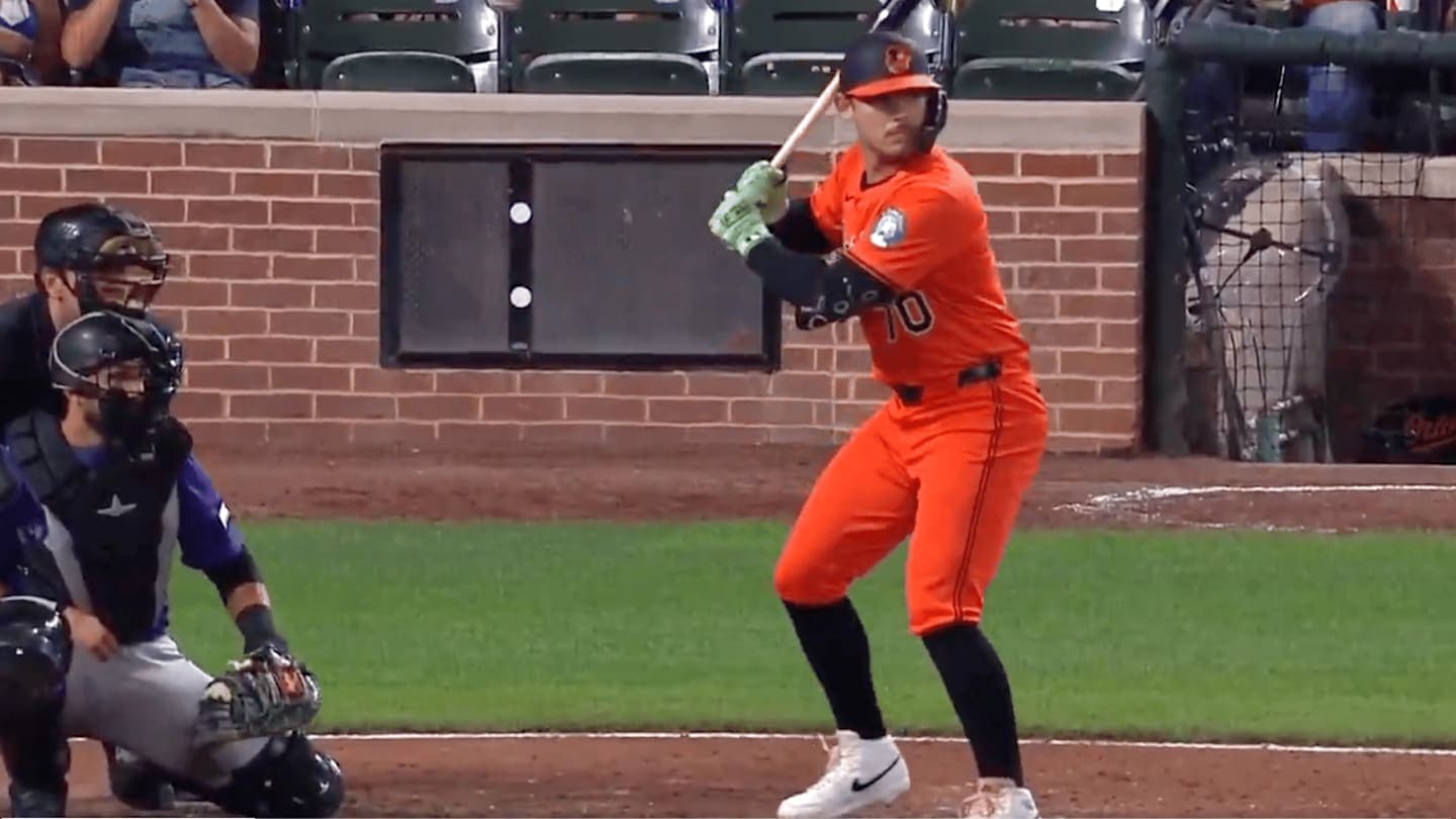 Orioles Catcher Channels Happy Gilmore in Epic Blowout Win